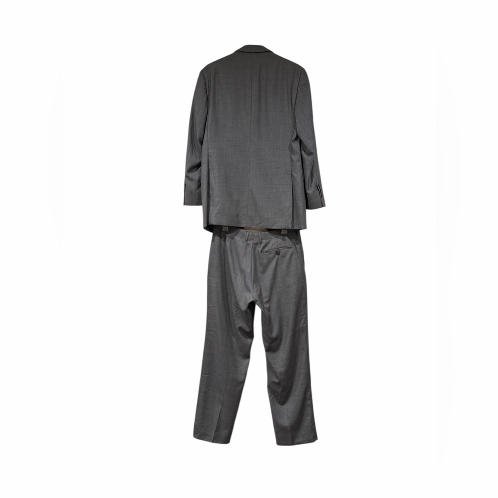 Carolina Herrera Men's Grey 100% Wool 2-Piece Suit Size 40 Made in Portugal - Picture 3 of 12